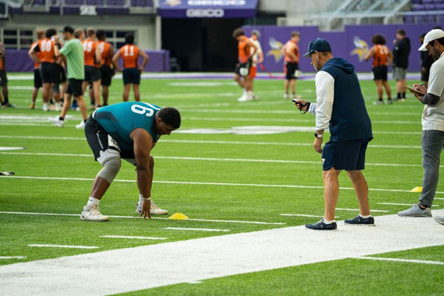 Camper running drill